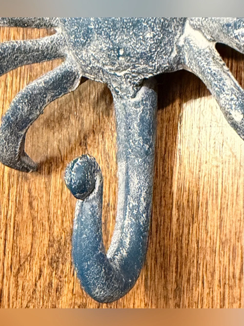 NWT Indaba Trading Coastal Cast Iron Blue Crab Wall Hook - Decorative Home Decor